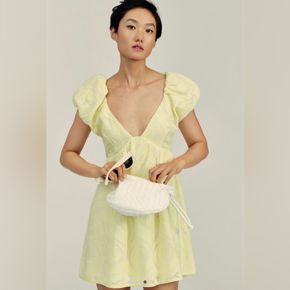 By Anthropologie Yellow Dress